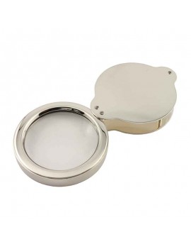 Silver Travel Magnifying Glass