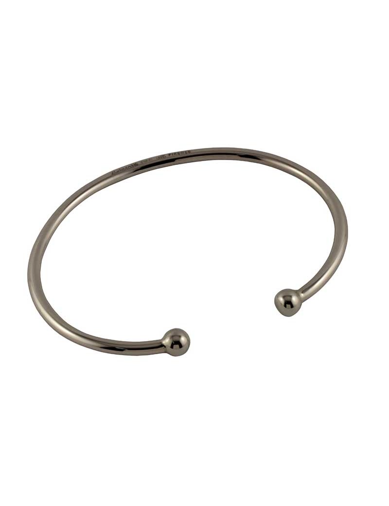 Bracciale Rigido con Sfere in Argento 925