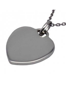 Sterling Silver Small Heart Pendant with Chain