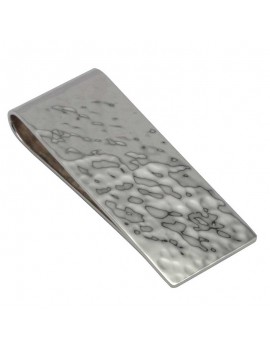 Sterling Silver Hammered Money Clip