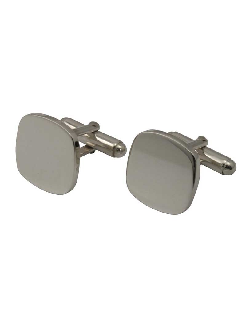 Sterling Silver Square Cufflinks