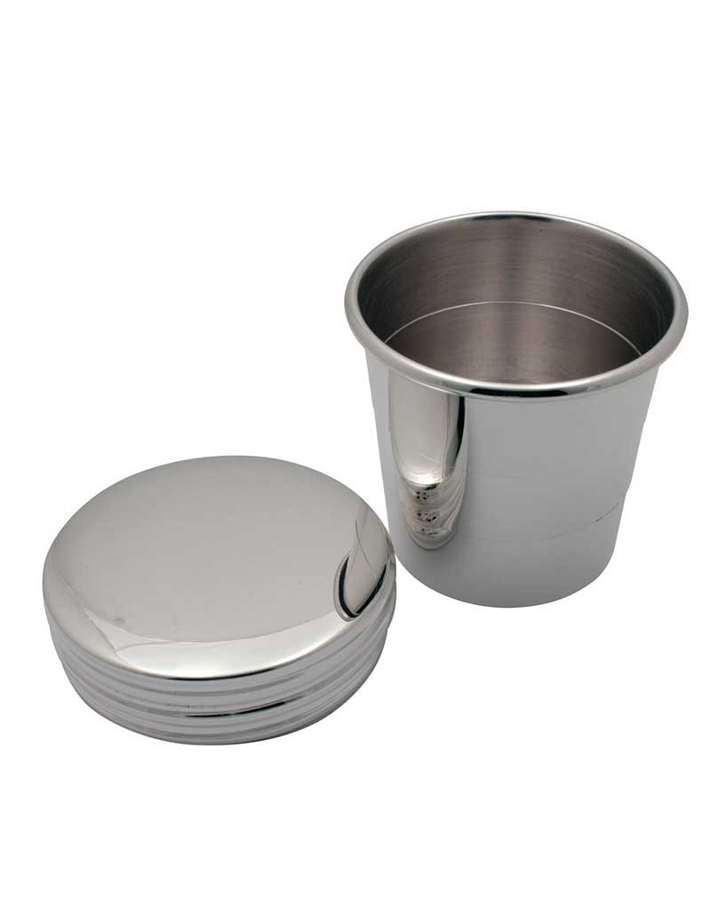 Sterling Silver Large Travel Collapsible Cup whit Box